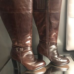 Dark Brown Worn Look Size 8W Lane Bryant